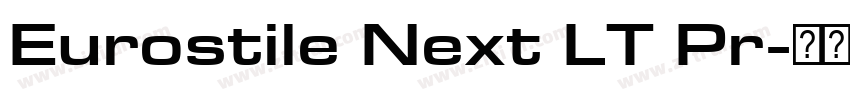 Eurostile Next LT Pr字体转换